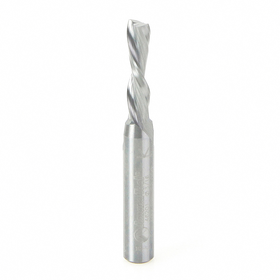 46201 Solid Carbide Spiral Plunge 3/16 Dia x 3/4 x 1/4 Inch Shank Down-Cut