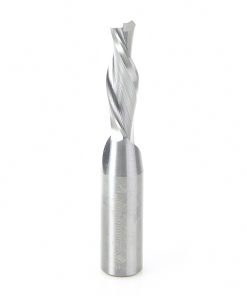 46204 Solid Carbide Spiral Plunge 3/8 Dia x 1-1/4 x 1/2 Inch Shank Down-Cut