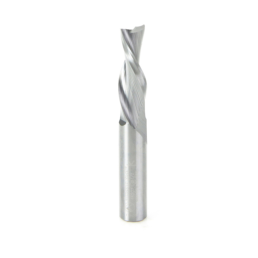 46207 Solid Carbide Spiral Plunge 1/2 Dia x 1-5/8 x 1/2 Inch Shank Down-Cut