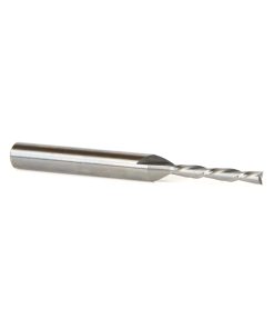 46225 Solid Carbide Spiral Plunge 1/8 Dia x 13/16 x 1/4 Shank x 2-1/2 Inch Long Down-Cut Router Bit