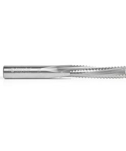 46226 CNC Solid Carbide Roughing Spiral 3 Flute Chipbreaker 1/2 Dia x 2 Inch x 1/2 Shank Down-Cut Router Bit