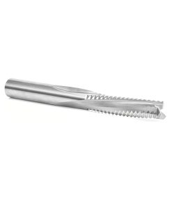 46226 CNC Solid Carbide Roughing Spiral 3 Flute Chipbreaker 1/2 Dia x 2 Inch x 1/2 Shank Down-Cut Router Bit