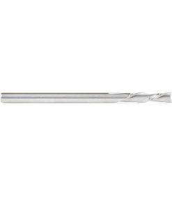 46227 Solid Carbide Spiral Plunge 1/8 Dia x 1/2 x 1/8 Shank x 2 Inch Long Down-Cut