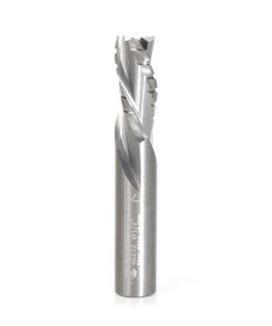 46232 CNC Solid Carbide Spiral Flute Roughing/Finishing with Chipbreaker 1/2 Dia x 1-1/8 x 1/2 Inch Shank Down-Cut Router Bit