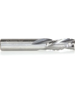 46232 CNC Solid Carbide Spiral Flute Roughing/Finishing with Chipbreaker 1/2 Dia x 1-1/8 x 1/2 Inch Shank Down-Cut Router Bit