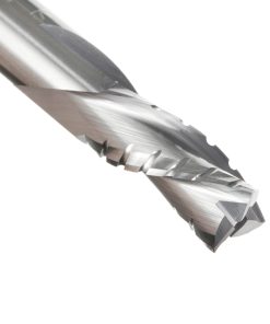 46232 CNC Solid Carbide Spiral Flute Roughing/Finishing with Chipbreaker 1/2 Dia x 1-1/8 x 1/2 Inch Shank Down-Cut Router Bit