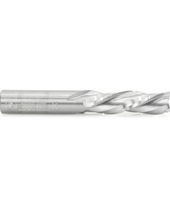 46234 CNC Solid Carbide Spiral Flute Roughing/Finishing with Chipbreaker 1/2 Dia x 1-5/8 x 1/2 Inch Shank Down-Cut Router Bit