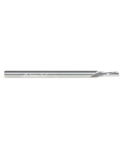 46239 Solid Carbide Spiral Plunge 3/32 Dia x 1/4 x 1/8 Shank x 2 Inch Long Down-Cut