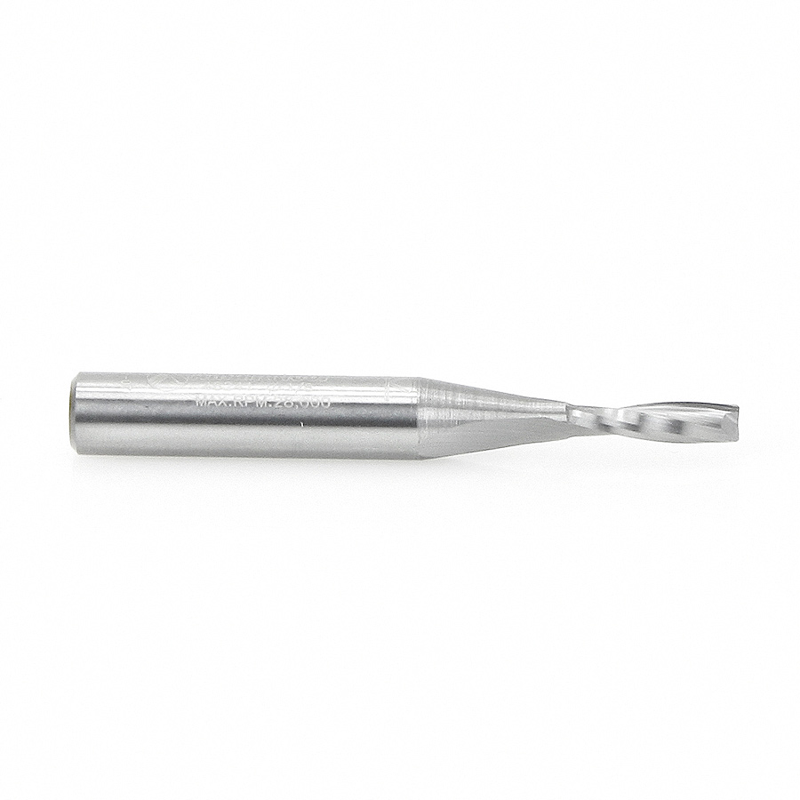 46241 Solid Carbide Spiral Plunge for Solid Wood 1/8 Dia x 1/2 x 1/4 Inch Shank Up-Cut
