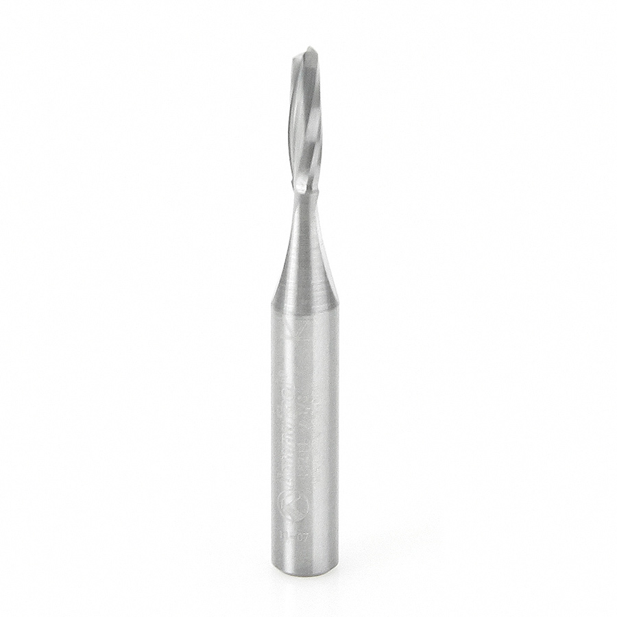 46241 Solid Carbide Spiral Plunge for Solid Wood 1/8 Dia x 1/2 x 1/4 Inch Shank Up-Cut