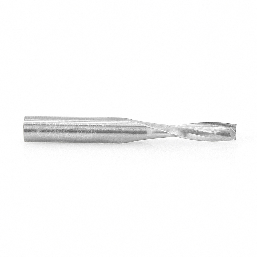 46245 Solid Carbide Spiral Plunge for Solid Wood 3/16 Dia x 5/8 x 1/4 Inch Shank Up-Cut