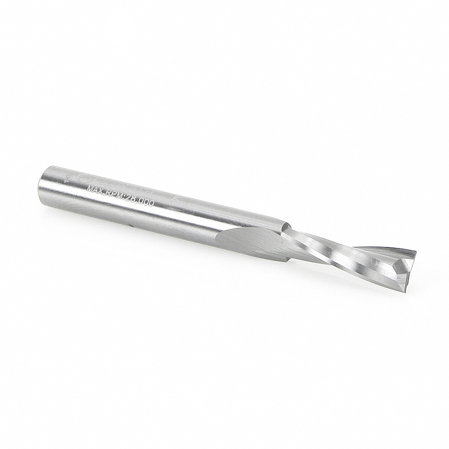 46249 Solid Carbide Spiral Plunge for Solid Wood 1/4 Dia x 3/4 x 1/4 Inch Shank Up-Cut