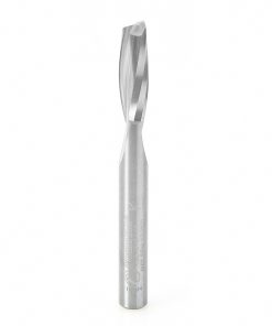 46249 Solid Carbide Spiral Plunge for Solid Wood 1/4 Dia x 3/4 x 1/4 Inch Shank Up-Cut