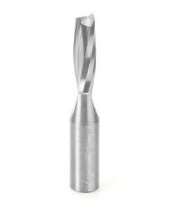 46257 Solid Carbide Spiral Plunge for Solid Wood 3/8 Dia x 1-1/4 x 1/2 Inch Shank Up-Cut
