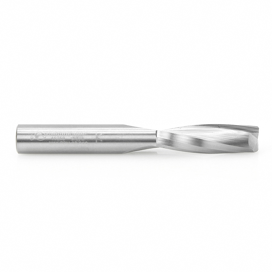 46259 Solid Carbide Spiral Plunge for Solid Wood 3/8 Dia x 1-1/4 x 3/8 Shank Up-Cut