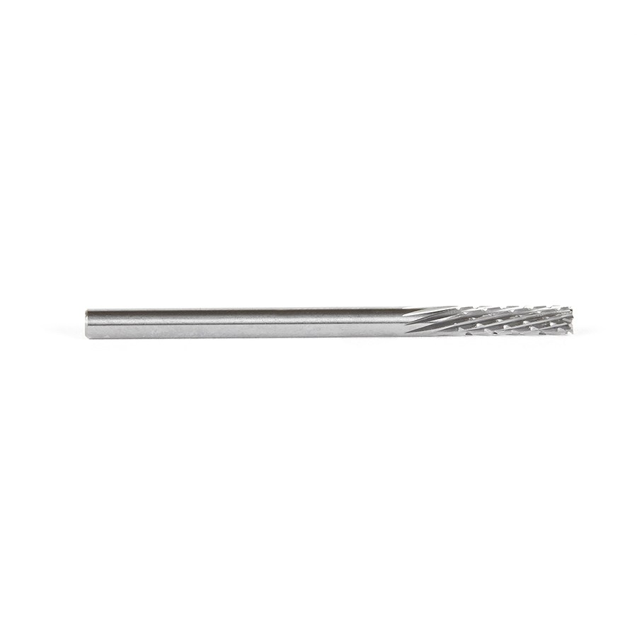 46260 Solid Carbide CNC Spiral Carbon Graphite & Carbon Fiber Panel Cutting 1/8 Dia x 1/2 x 1/8 Shank x 2 Inch Long Down-Cut Router Bit