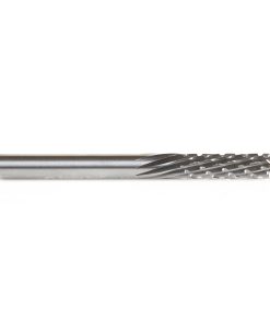 46262 Solid Carbide CNC Spiral Carbon Graphite & Carbon Fiber Panel Cutting 3/16 Dia x 5/8 x 3/16 Shank x 2 Inch Long Down-Cut Router Bit