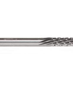 46266 Solid Carbide CNC Spiral Carbon Graphite & Carbon Fiber Panel Cutting 3/8 Dia x 1-1/8 x 3/8 Shank x 3-1/2 Inch Long Down-Cut Router Bit
