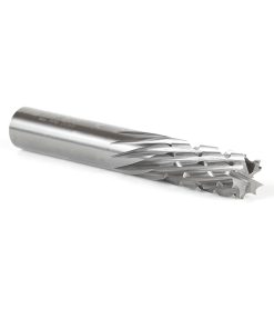 46267 Solid Carbide CNC Carbon Graphite & Spiral Carbon Fiber Panel Cutting 1/2 Dia x 1-1/8 x 1/2 Shank x 3-1/2 Inch Long Down-Cut Router Bits