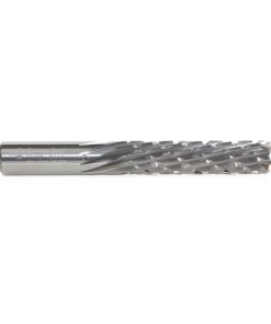 46268 Solid Carbide CNC Spiral Carbon Graphite & Carbon Fiber Cutting 1/2 Dia x 2-1/8 x 1/2 Shank x 4 Inch Long Down-Cut Router Bit