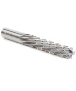 46268 Solid Carbide CNC Spiral Carbon Graphite & Carbon Fiber Cutting 1/2 Dia x 2-1/8 x 1/2 Shank x 4 Inch Long Down-Cut Router Bit
