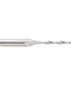 46270 Solid Carbide CNC Foam Cutting Up-Cut Square End Spiral 1/8 Dia x 1-1/8 x 1/4 Shank x 2-1/2 Inch Long Router Bit