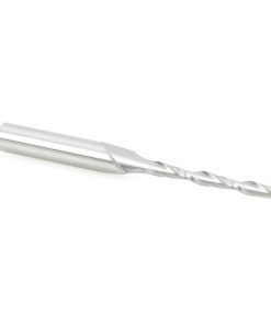 46270 Solid Carbide CNC Foam Cutting Up-Cut Square End Spiral 1/8 Dia x 1-1/8 x 1/4 Shank x 2-1/2 Inch Long Router Bit