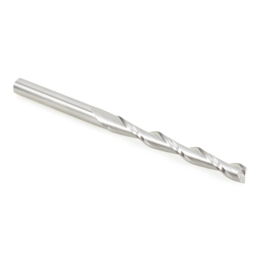 46272 Solid Carbide CNC Foam Up-Cut Cutting Square End Spiral 1/4 Dia x 2-1/4 x 1/4 Shank x 2-1/2 Inch Long Router Bit