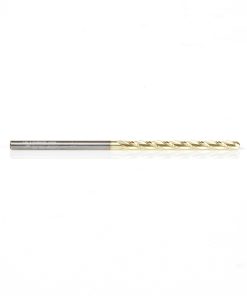 46295 CNC 2D and 3D Carving 1 Deg Straight Angle Ball Tip 1/8 Dia x 1/16 Radius x 1-1/2 x 1/8 Shank x 3 Inch Long x 3 Flute Solid Carbide ZrN Coated Router Bit