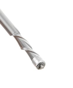 46297 Solid Carbide UltraTrim Spiral Trim 1/4 Dia x 1 Inch x 1/4 Shank with Double Ball Bearing Down-Cut