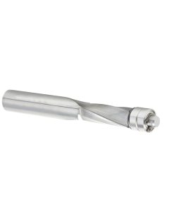 46300 Solid Carbide UltraTrim Spiral 1/2 Dia x 1-1/4 x 1/2 Inch Shank with Double Lower Ball Bearing Up-Cut