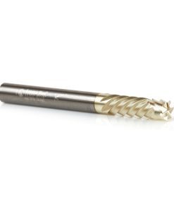 46302 CNC Compression Solid Carbide ZrN Coated Honeycomb Cutting 1/4 Dia x 3/4 x 1/4 Shank x 6-Flute