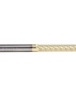 46305 CNC Solid Carbide ZrN Coated Honeycomb Cutting Hogger 3/8 Dia x 2 x 3/8 Shank x 4 Inch Long x 8-Flute