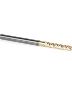 46306 CNC Solid Carbide ZrN Coated Honeycomb Cutting Hogger 1/4 Dia x 1-1/4 x 1/4 Shank x 4 Inch Long x 6-Flute