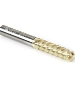 46308 CNC Compression Solid Carbide ZrN Coated Honeycomb Cutting 3/8 Dia x 1-1/4 x 3/8 Shank x 6-Flute