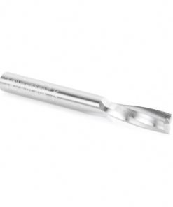 46313 Solid Carbide Slow Spiral O Flute Acrylic Cutting 1/4 Dia x 3/4 x 1/4 Inch Shank Up-Cut Router Bit