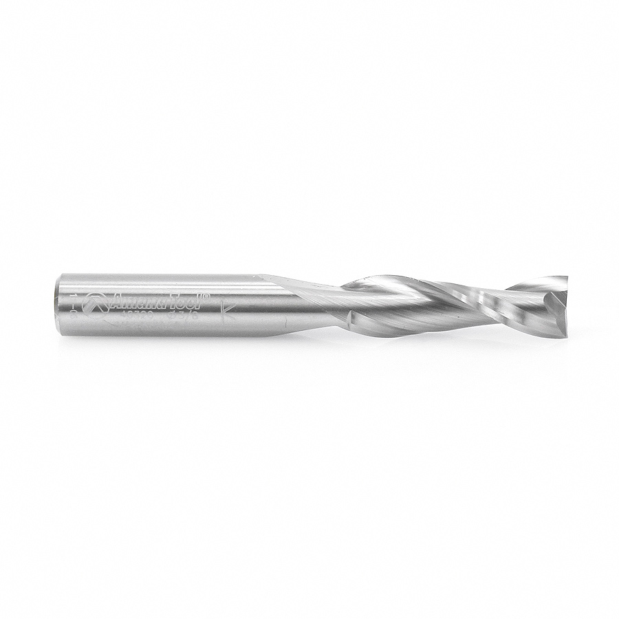 46320 Solid Carbide Spiral Plunge 3/8 Dia x 1-1/4 x 3/8 Shank Up-Cut