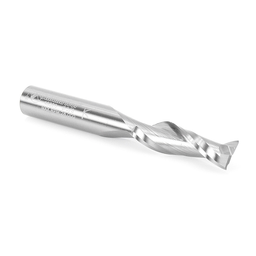 46320 Solid Carbide Spiral Plunge 3/8 Dia x 1-1/4 x 3/8 Shank Up-Cut