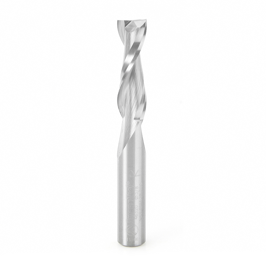 46320 Solid Carbide Spiral Plunge 3/8 Dia x 1-1/4 x 3/8 Shank Up-Cut