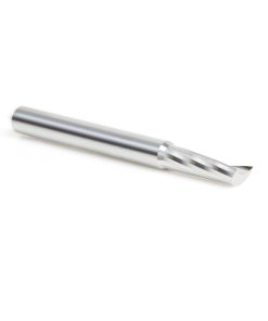 46327 Solid Carbide Slow Spiral O Flute Acrylic Cutting 1/4 Dia x 3/4 x 1/4 Inch Shank Up-Cut Single Flute Router Bit