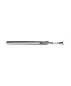 46340 Solid Carbide Spiral Plunge for Solid Wood 1/8 Dia x 1/2 x 1/8 Shank x 2 Inch Long Down-Cut