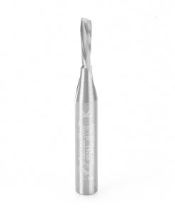 46341 Solid Carbide Spiral Plunge for Solid Wood 1/8 Dia x 1/2 x 1/4 Inch Shank Down-Cut