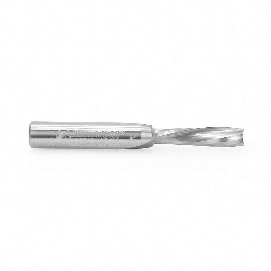 46345 Solid Carbide Spiral Plunge for Solid Wood 3/16 Dia x 5/8 x 1/4 Inch Shank Down-Cut