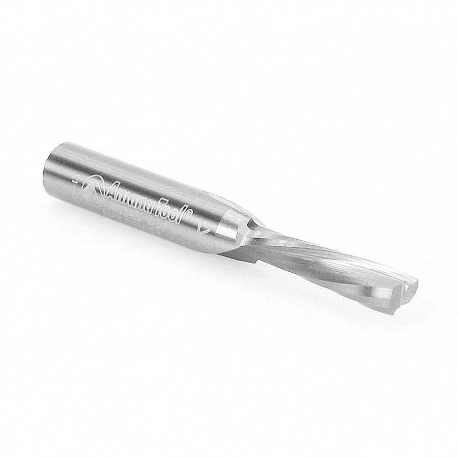 46345 Solid Carbide Spiral Plunge for Solid Wood 3/16 Dia x 5/8 x 1/4 Inch Shank Down-Cut