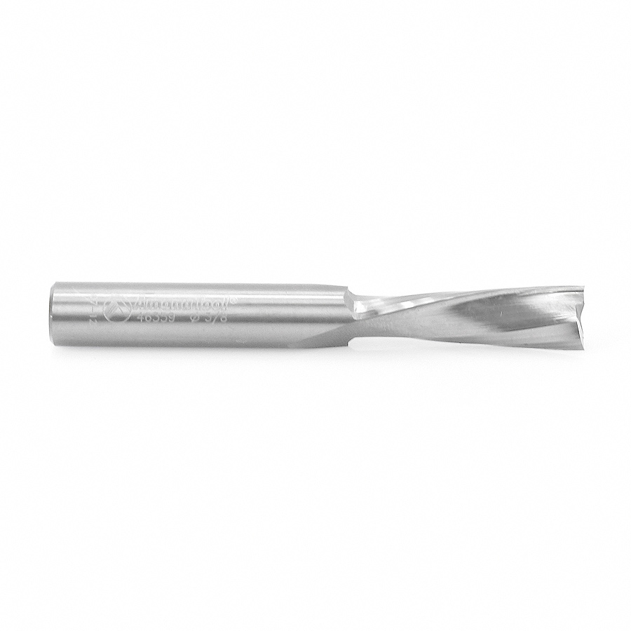 46359 Solid Carbide Spiral Plunge for Solid Wood 3/8 Dia x 1-1/4 x 3/8 Shank Down-Cut