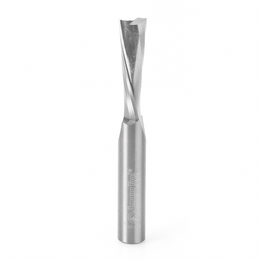 46359 Solid Carbide Spiral Plunge for Solid Wood 3/8 Dia x 1-1/4 x 3/8 Shank Down-Cut