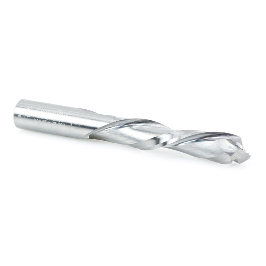 46360 CNC Solid Carbide Mortise Compression Spiral 1/2 Dia x 2-1/8 x 1/2 Inch Shank