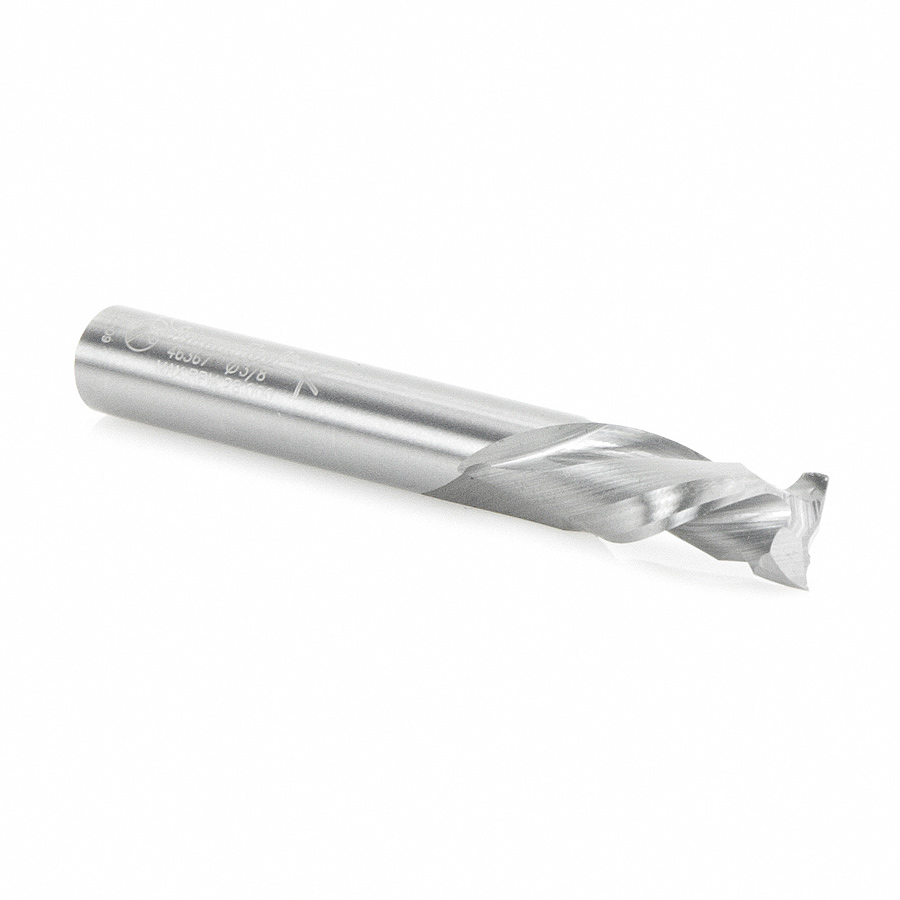 46367 CNC Solid Carbide Mortise Compression Spiral 3/8 Dia x 7/8 x 3/8 Shank