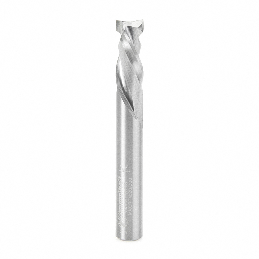 46367 CNC Solid Carbide Mortise Compression Spiral 3/8 Dia x 7/8 x 3/8 Shank