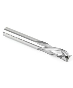 46371 Solid Carbide Compression Spiral 3/8 Dia x 1 x 3/8 Shank x 3 Inch Long CNC Nesting Router Bit